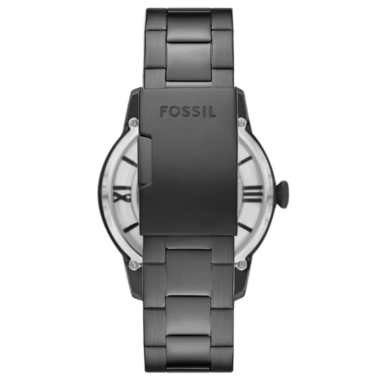 Relógio Fossil Townsman Grafite Automático Skeleton - fluiartejoias